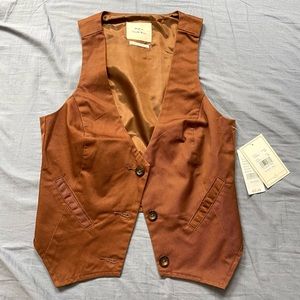 NWT Brown RVCA Vest